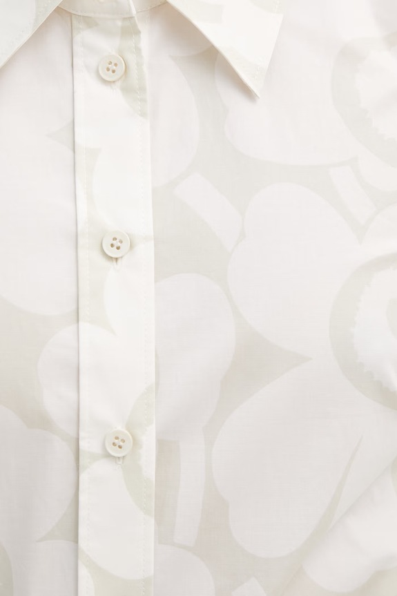 Marimekko cămașă pentru femei, din bumbac 095164 bej