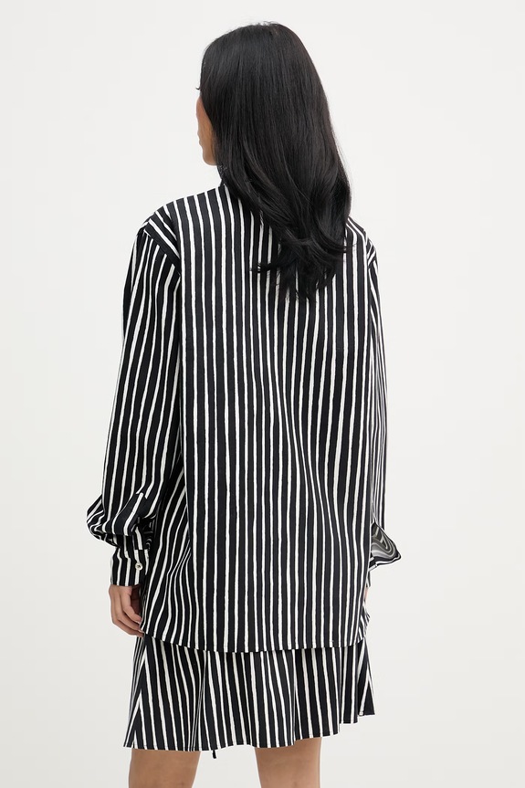 Îmbrăcăminte Marimekko cămașă pentru femei, din bumbac 095232 negru