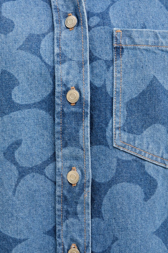 Marimekko cămașă pentru femei, din denim 095176 albastru