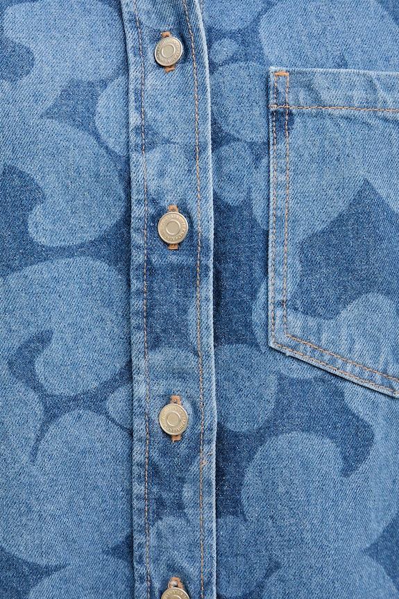 Marimekko cămașă pentru femei, din denim 095176 albastru