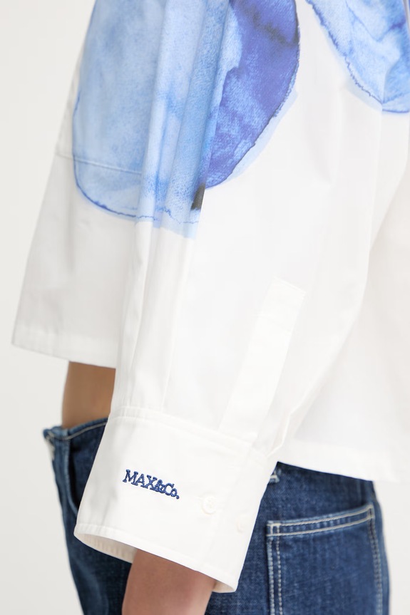 Max&Co. cămașă pentru femei, din bumbac MCOVELOCE 2616111054200 alb