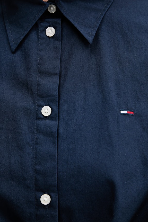 Tommy Jeans cămașă pentru femei, din bumbac DW0DW22212 bleumarin