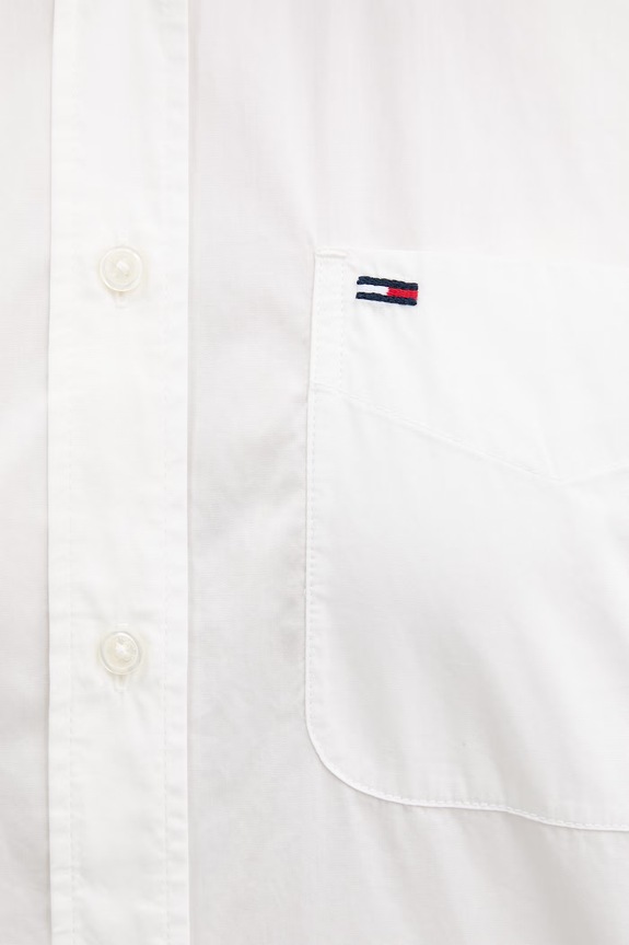 Tommy Jeans cămașă pentru femei, din bumbac DW0DW22766 bej