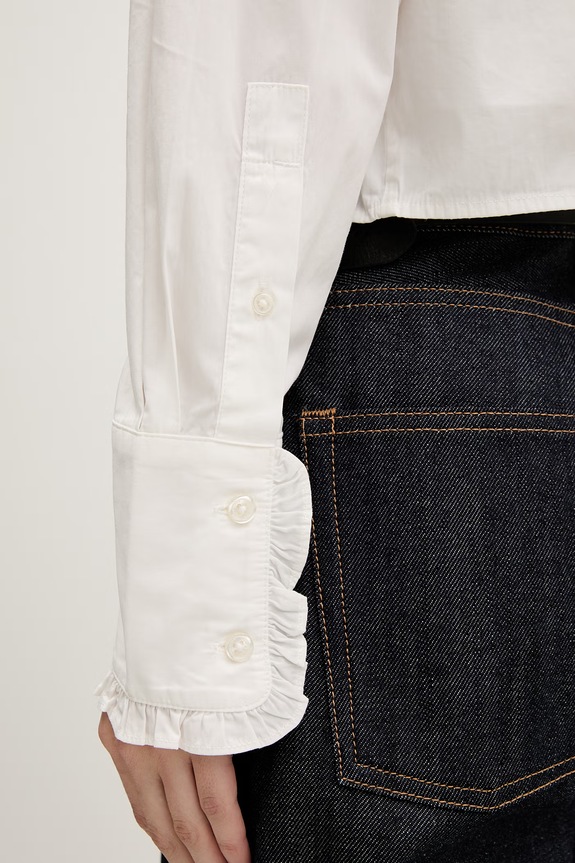 Tommy Jeans πουκάμισο Γυναικείο βαμβακερό DW0DW22767