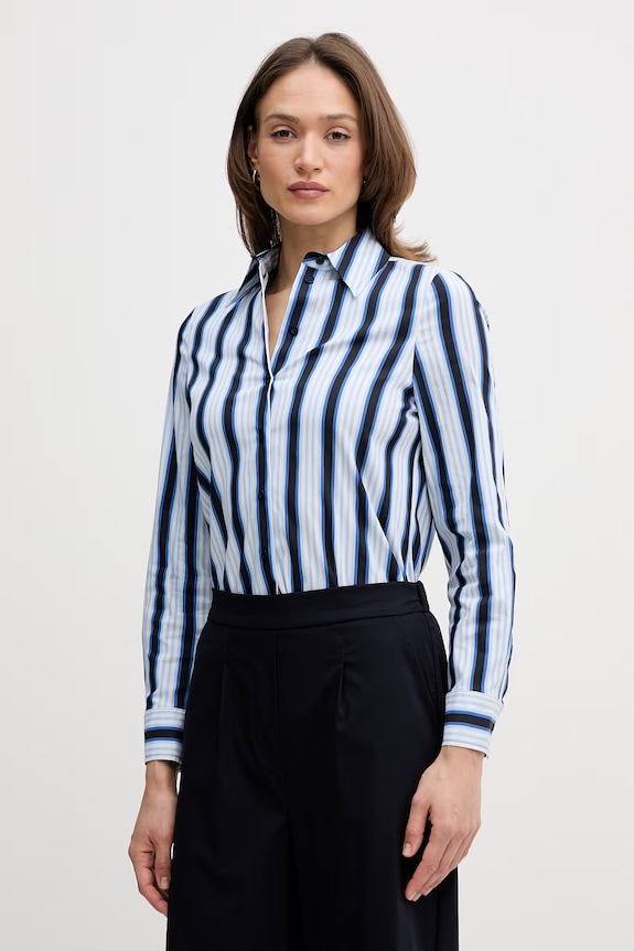 Marc Aurel koszula damska z bawełną niebieski 5328A11112