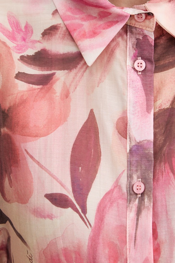 Gaudi koszula damska 611FD45038 różowy