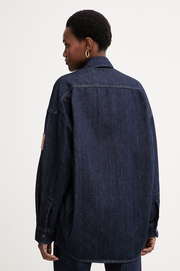 Îmbrăcăminte Missoni cămașă pentru femei, din denim DS26SJ0N.BW00ZB bleumarin