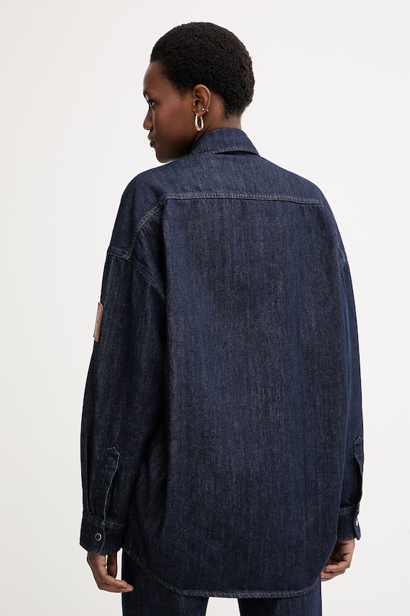 Îmbrăcăminte Missoni cămașă pentru femei, din denim DS26SJ0N.BW00ZB bleumarin