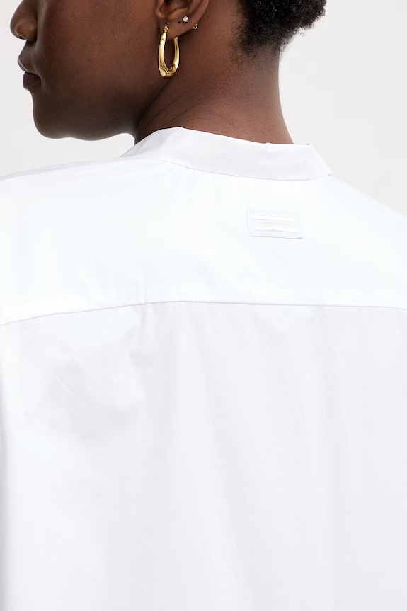 Armani Exchange cămașă pentru femei, din bumbac XW001757.AF12812 alb