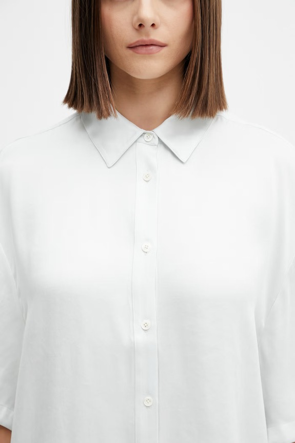 Anine Bing COCO SHIRT - SPRING MINT košeľa dámska z lyocellu tyrkysová A.07.12377.GRN01