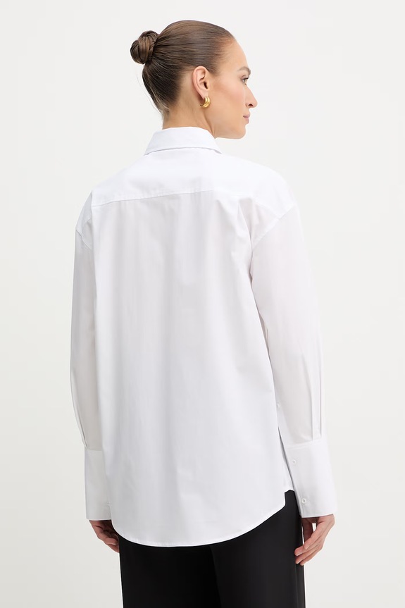 Ρούχα Karl Lagerfeld Πουκάμισο γυναικείο βαμβακερό B2W11041 λευκό