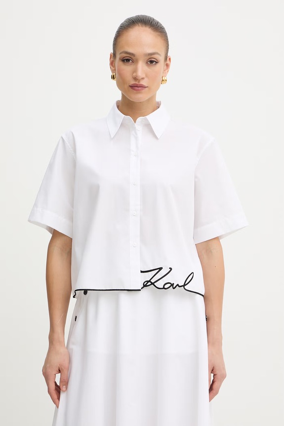 Karl Lagerfeld košile dámská bílá B2W11017
