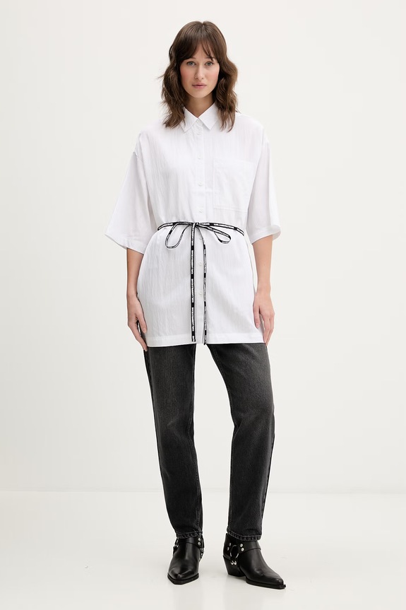 Karl Lagerfeld Jeans cămașă B2W11022 alb SS26