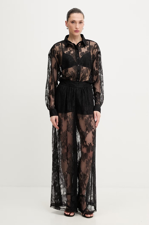 Bardot cămașă 60360TB negru SS26