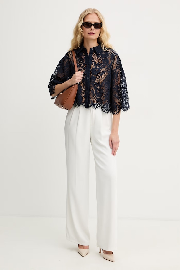 MICHAEL Michael Kors cămașă pentru femei MS64101KQ9 bleumarin SS26