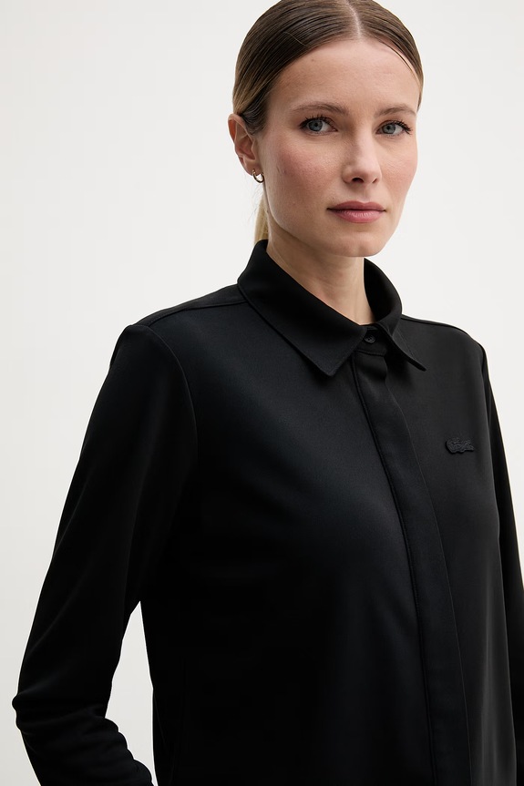 Lacoste Πουκάμισο γυναικείο μαύρο CF2631