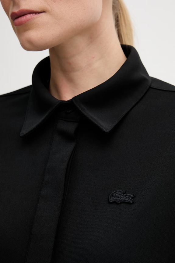 Lacoste Πουκάμισο γυναικείο CF2631 μαύρο
