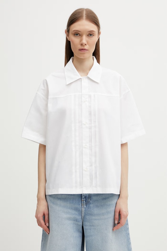 Carhartt WIP W' S/S Belmont Shirt koszula bawełniana damska biały I036277.02XX