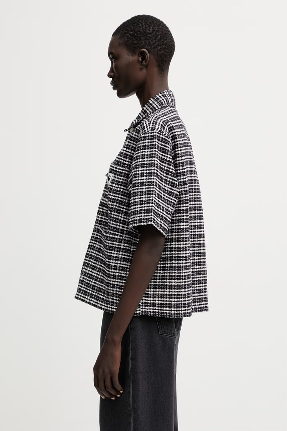Carhartt WIP W' S/S Michigan Shirt koszula bawełniana damska I036261.3JOXX czarny SS26