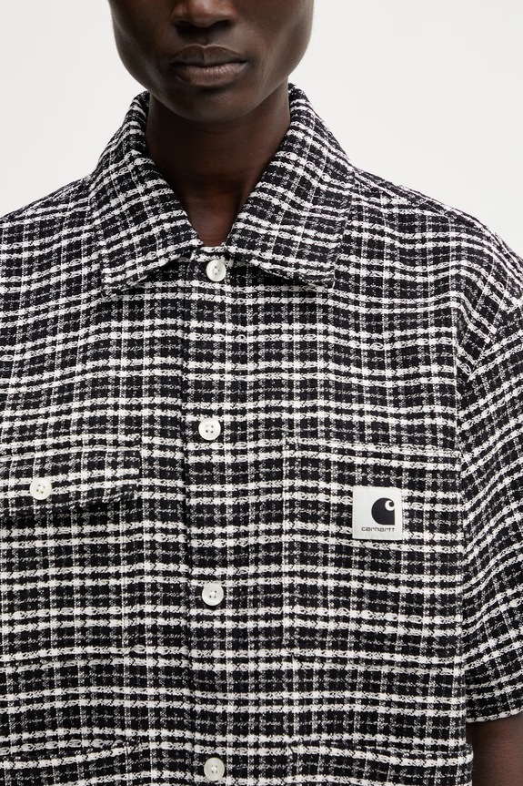 Carhartt WIP W' S/S Michigan Shirt koszula bawełniana damska czarny I036261.3JOXX