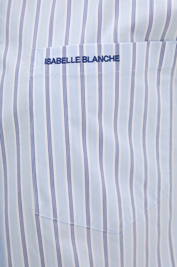 Isabelle Blanche koszula damska z bawełny IS26SS.C092.T021 niebieski