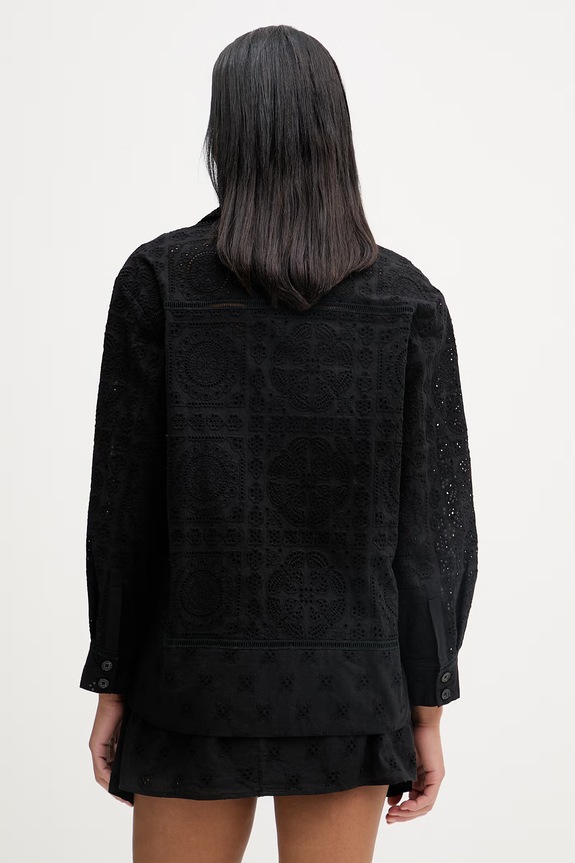 Îmbrăcăminte Isabelle Blanche cămașă pentru femei, din bumbac IS26SS.C120.T018 negru