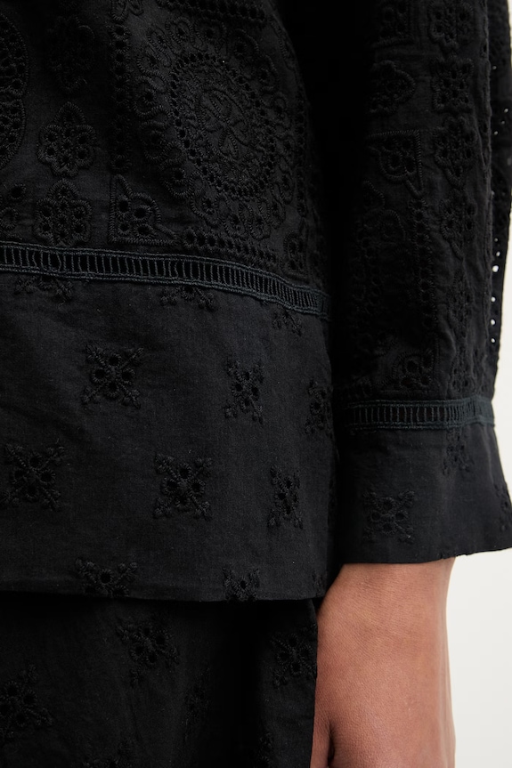 Isabelle Blanche cămașă pentru femei, din bumbac IS26SS.C120.T018 negru