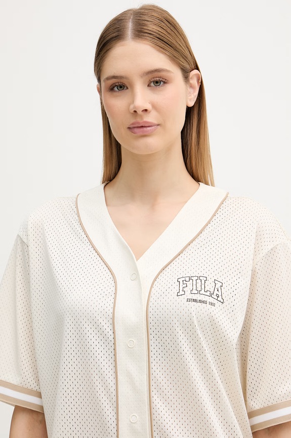 Fila πουκάμισο γυναικείο VILLANOVA μπεζ FAW1297