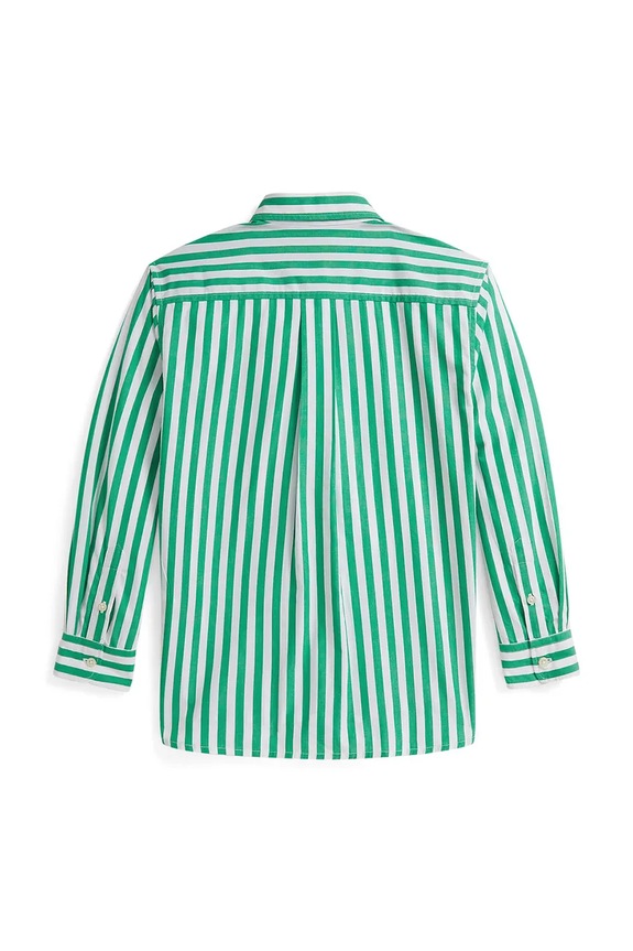 Dziewczynka Polo Ralph Lauren koszula bawełniana dziecięca 313A95902002 zielony