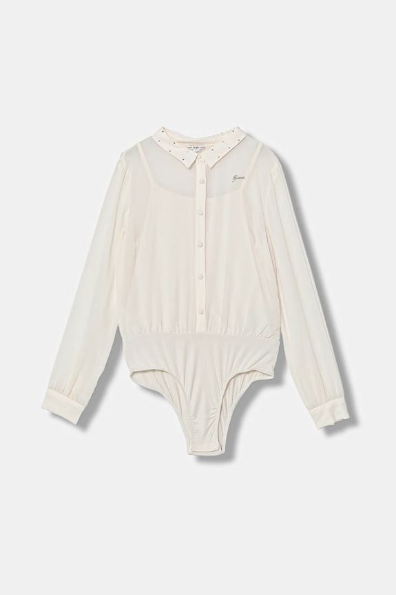 Guess cămașă copii lung bej J6RH03.WA2T0.PPY2