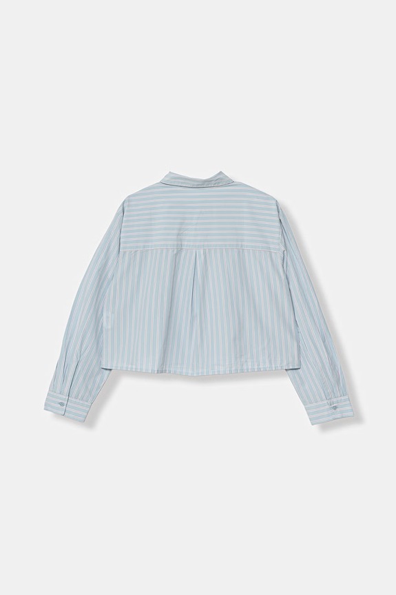 United Colors of Benetton cămașă pentru copii, din bumbac 50N7CQ04N.G.Stagionale albastru SS26