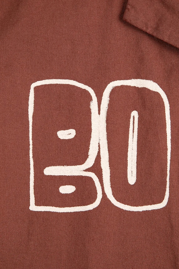 Bobo Choses cămașă de bumbac pentru copii maro 126AC141