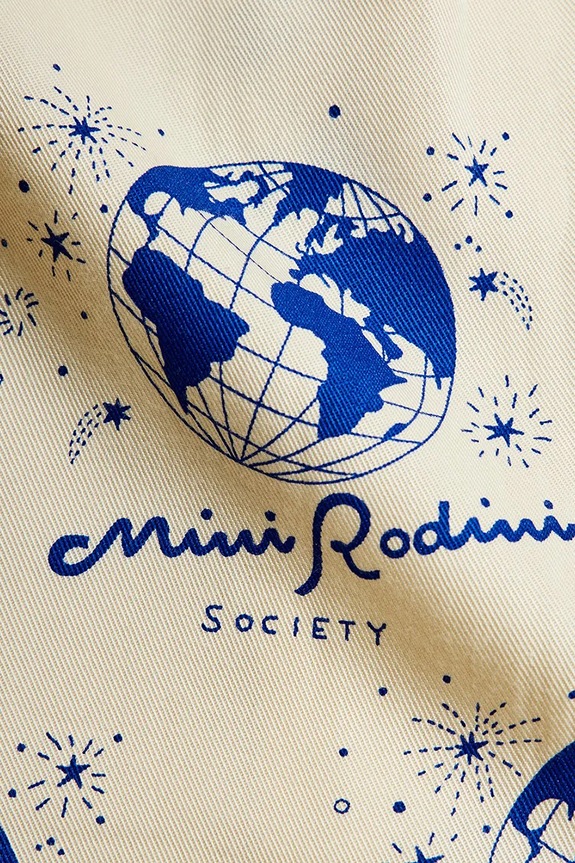 Mini Rodini košulja za djecu Society bijela 26220101
