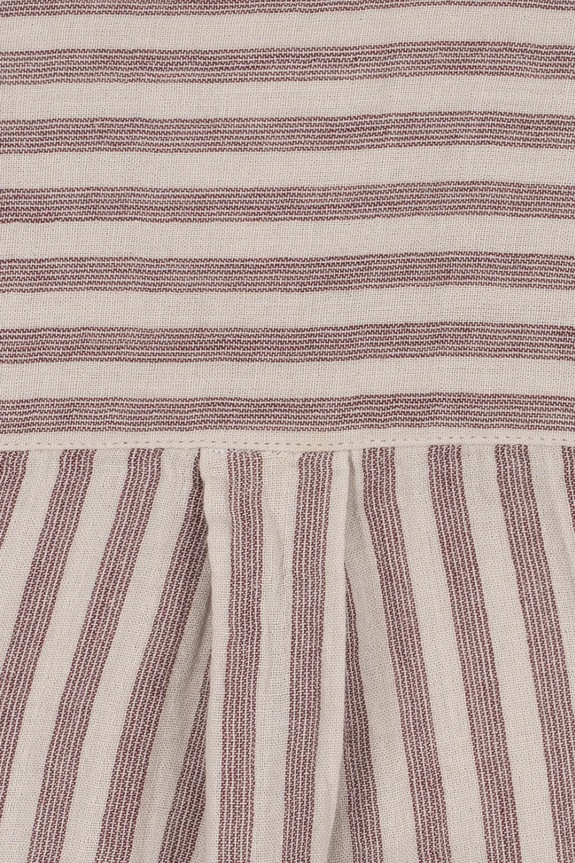 Konges Sløjd detská bavlnená košeľa ELY SHIRT GOTS burgundské KS105216.PPY2