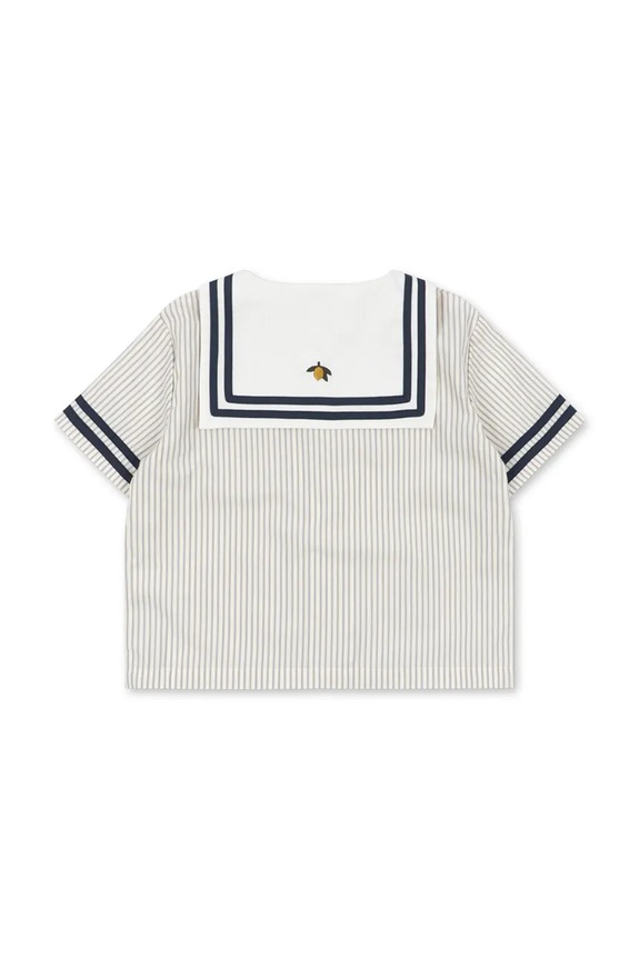 Konges Sløjd košeľa detská bavlnená ALLIE SAILOR SHIRT GOTS KS105255.PPY2 biela SS26