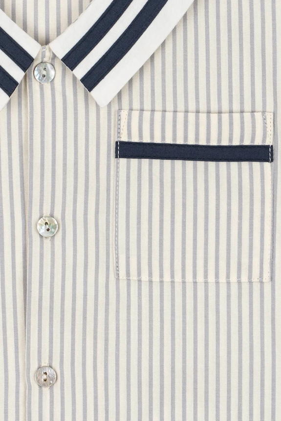 Konges Sløjd πουκάμισο παιδικό βαμβακερό ALLIE SAILOR SHIRT GOTS λευκό KS105255.PPY2