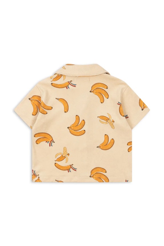 Konges Sløjd košeľa detská bavlnená ITTY SHIRT GOTS KS105425.PPY2 žltá SS26