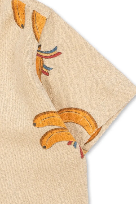 Konges Sløjd košeľa detská bavlnená ITTY SHIRT GOTS žltá KS105425.PPY2