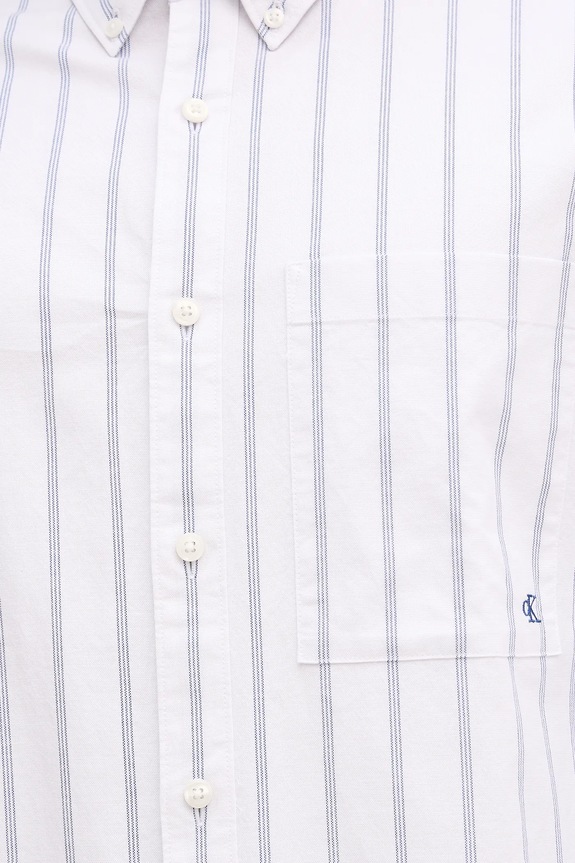 Košeľa Calvin Klein Jeans LV04RE113G biela