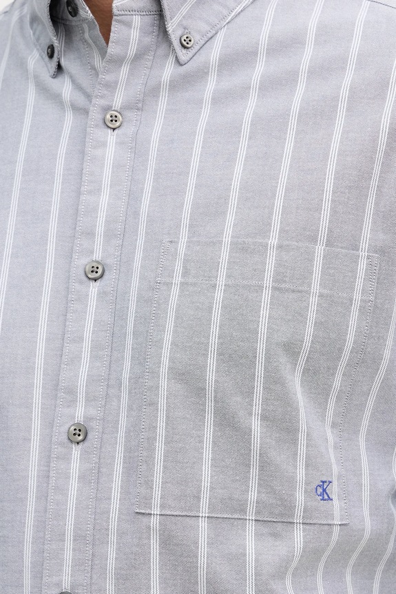 Košeľa Calvin Klein Jeans LV04RE113G sivá
