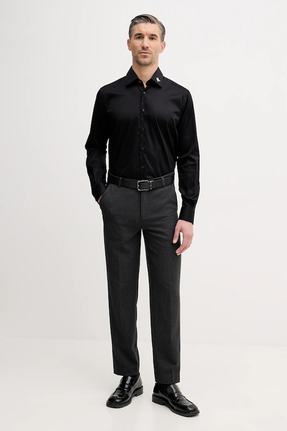 Karl Lagerfeld koszula 561602.605041 czarny SS26