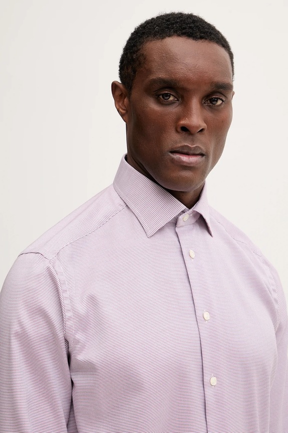 Eton camicia in cotone 100014410 violetto