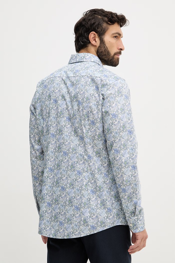 Abbigliamento Eton camicia in cotone 100014841 blu