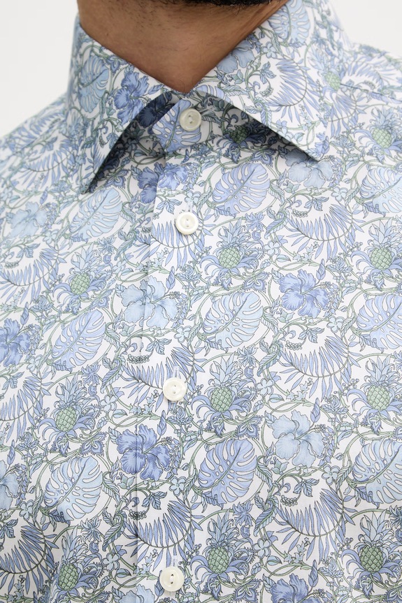 Eton camicia in cotone 100014841 blu