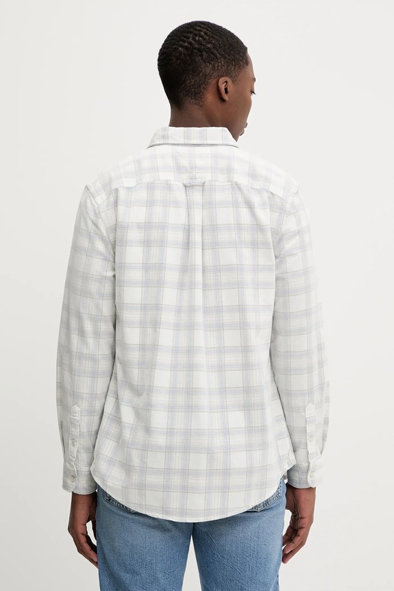 Oblečenie Menčestrová košeľa Tommy Jeans DM0DM22408 biela