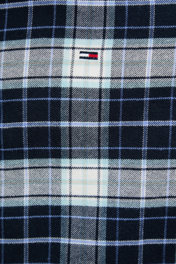 Tommy Jeans cămașă din bumbac DM0DM22839 bleumarin
