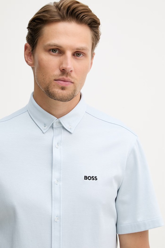 BOSS Green koszula męska bawełniana ST_Motion S niebieski 50555951