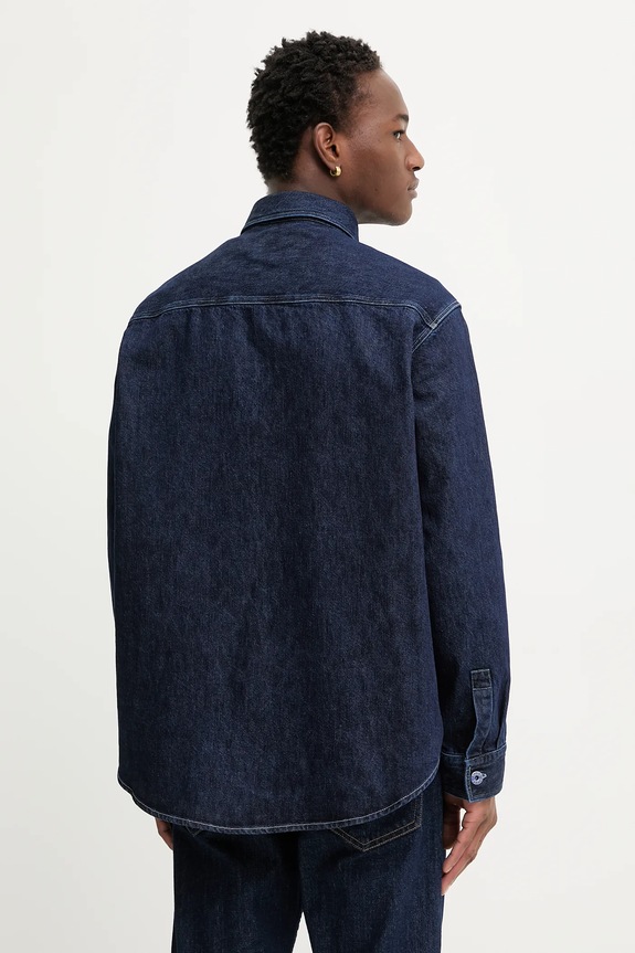 Odzież Hugo Blue koszula jeansowa Ebolt 50556349 granatowy