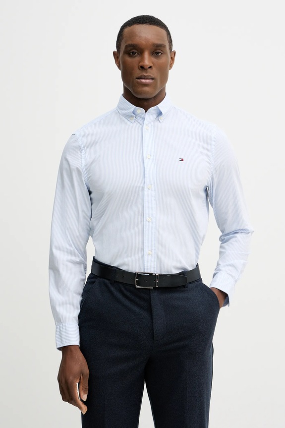 Tommy Hilfiger pamut ing pamut kék MW0MW41403