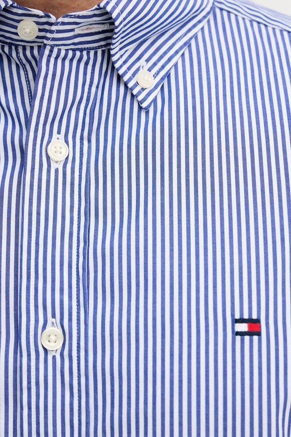 Bavlnená košeľa Tommy Hilfiger MW0MW41403 modrá